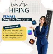 WE ARE HIRING GRAPHIC DESIGNER