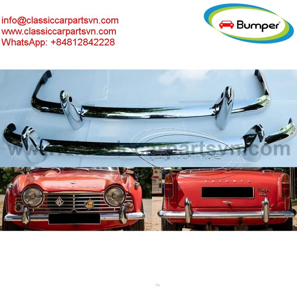 Triumph TR4A, TR4A IRS, TR5, TR250 Bumpers Year (1965-1969)