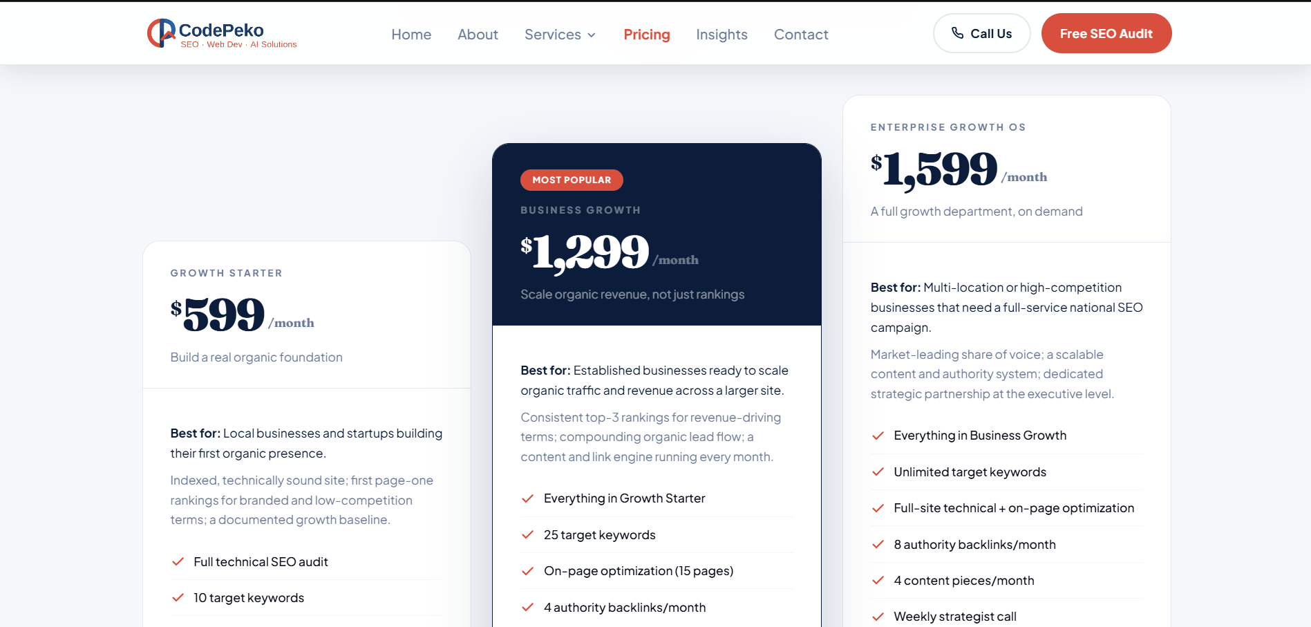 CodePeko - Professional SEO Services for Better Google Rankings
