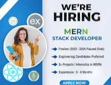WE ARE HIRING MERNSTACK DEVELOPER IN SALEM