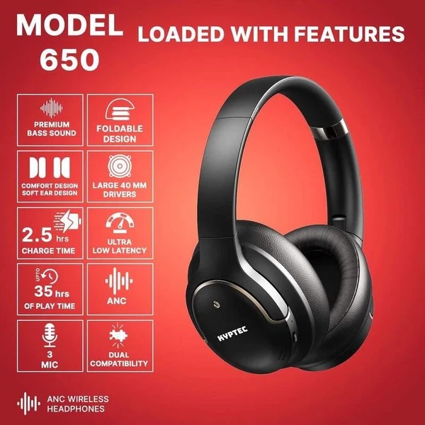 Kyptec LifeStyle® 650 Active Noise Cancelling Headphones