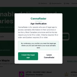 CannaRadar Canadian cannabis directory