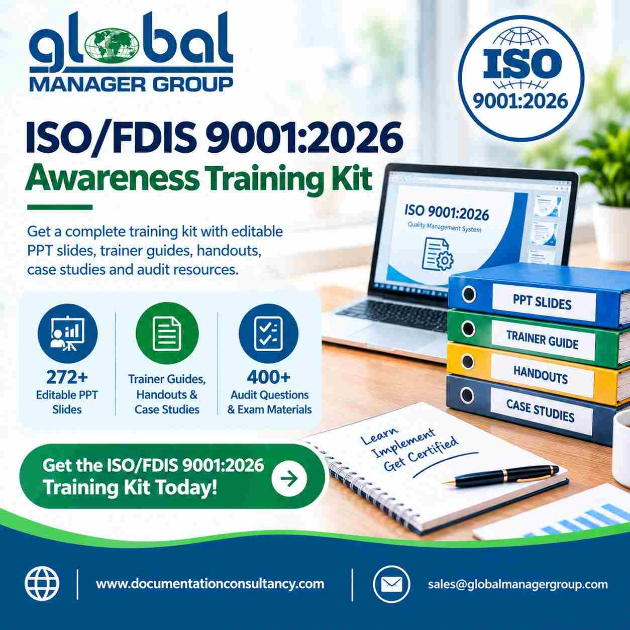 ISO/FDIS 9001:2026 Internal Auditor Training Kit