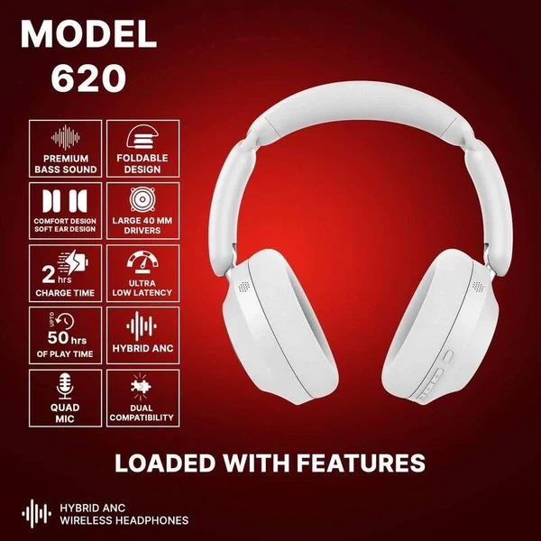 Kyptec LifeStyle® 620 Hybrid ANC Headphones