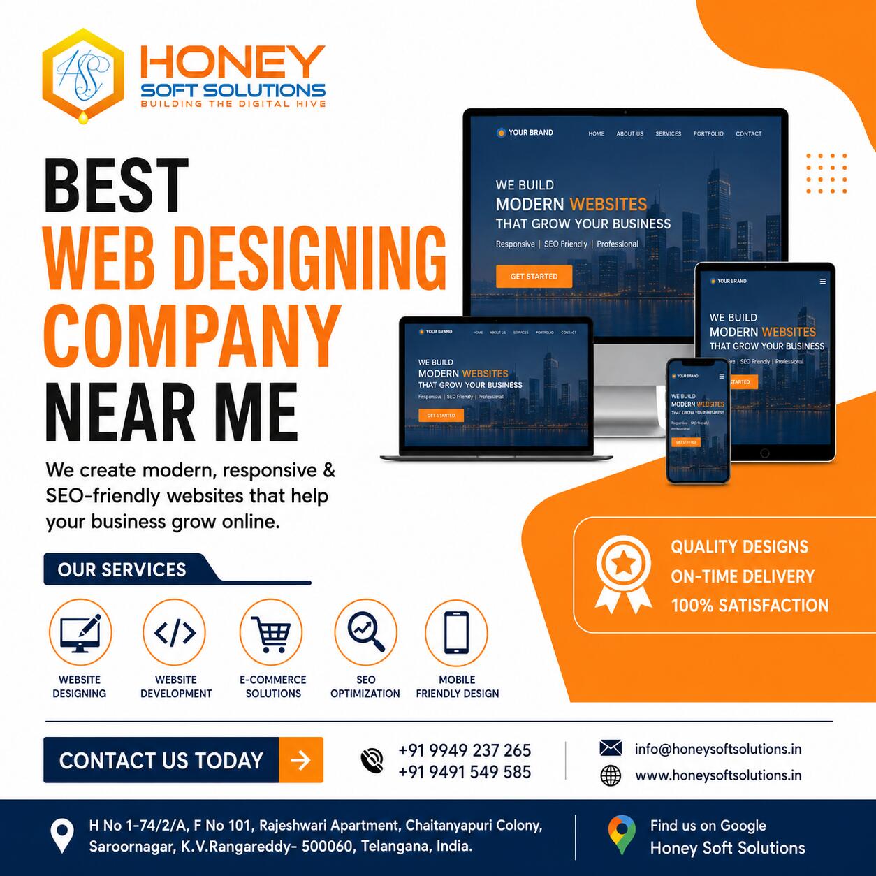 web designing company in hyderabad – Honey Soft Solutions
